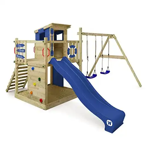 Spielturm Wickey Klettergerüst Smart Camp mit Schaukel und Rutsche