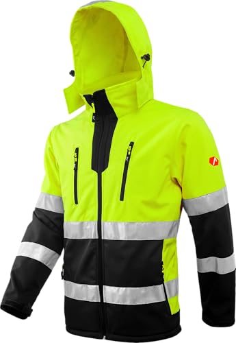 Warnjacke ACE Neon Softshell für optimale Sichtbarkeit