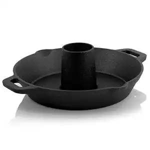Hähnchengriller BBQ-Toro Gusseisen Hähnchenbräter 28 cm