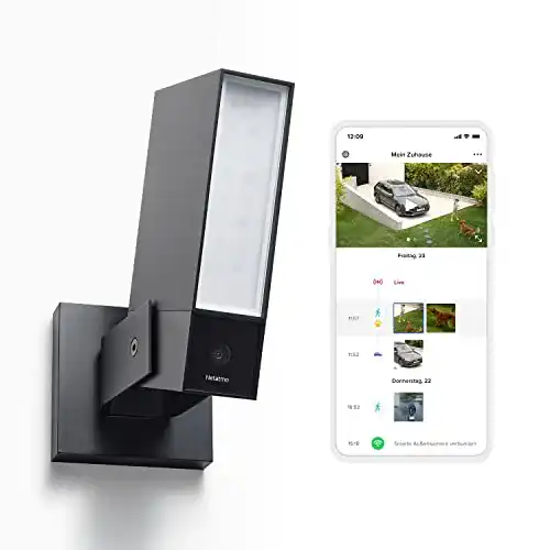 Netatmo Smarte Überwachungskamera für den Außenbereich mit Wlan