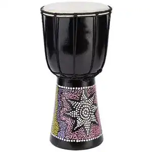 Djembe A-Star 6 Zoll bemalte afrikanische Trommel