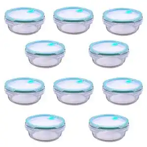 Frischhaltedosen aus Glas Steuber Set mit 10 Stück