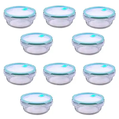 Frischhaltedosen aus Glas Steuber Set mit 10 Stück