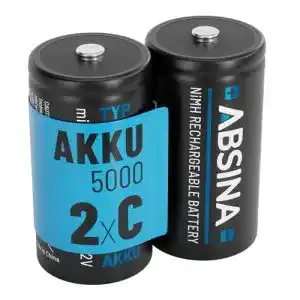 Baby C Akku Absina 2X LR 14 NiMH Batterien mit 4500mAh