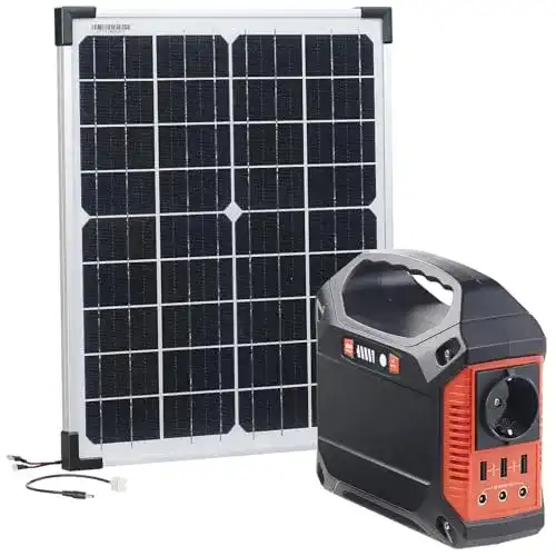 Solaranlage für Garten: revolt Solar Generator Set mit 20W Modul