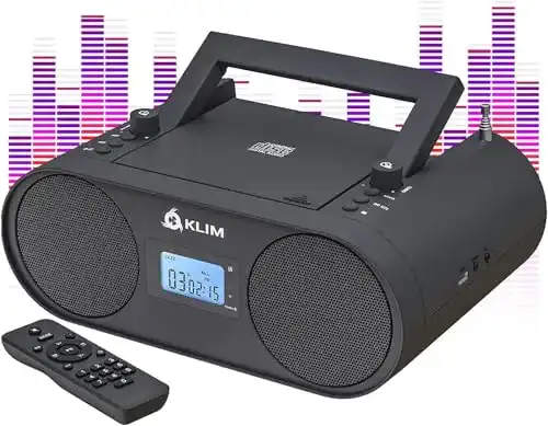 KLIM Boombox B4 CD-Radio mit Radio und CD-Player