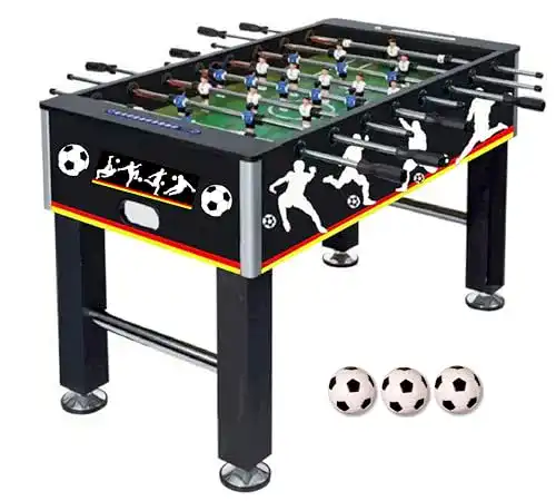 Tischkicker für Kinder und Erwachsene – Izzy Kickertisch mit Zubehör