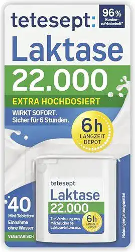 Laktase Tabletten von Tetesept mit 22.000 FCC-Einheiten