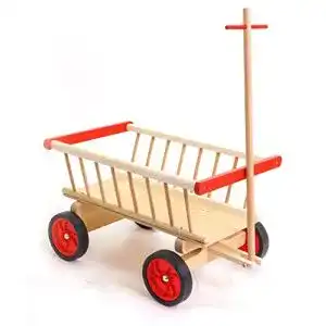 Bollerwagen aus Holz für Kinder – HolzFee Handwagen