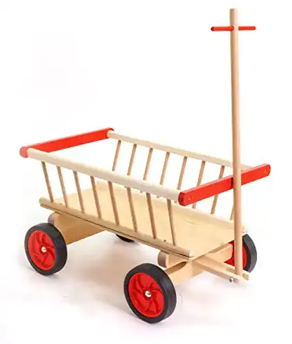 Bollerwagen aus Holz für Kinder – HolzFee Handwagen