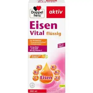 Eisensaft Doppelherz Eisen Vital Flüssiges Nahrungsergänzungsmittel mit Eisen