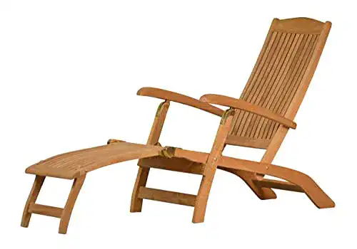 Teak Liegestuhl Kai Wiechmann für den Garten
