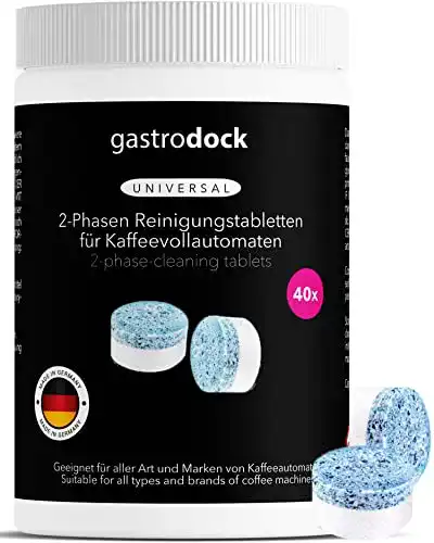 Reinigungstabletten für Kaffeevollautomaten Gastrodock 2-Phasen