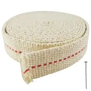 Öllampendocht Cz Store 2m x 20mm Baumwollrolle für Öllampen