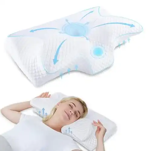 Bauchschläferkissen HOMCA Orthopädisch, Memory Foam