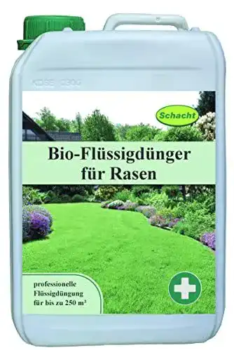 Flüssiger Rasendünger Schacht Bio-Flüssigdünger für Rasen 2,5 Liter