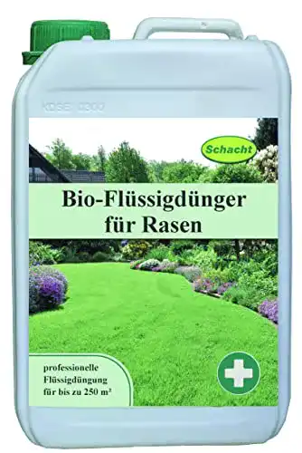 Flüssiger Rasendünger Schacht Bio-Flüssigdünger für Rasen 2,5 Liter