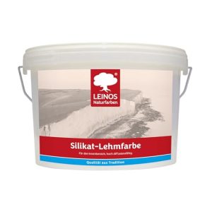 Lehmfarbe Leinos Naturfarben Silikat-689, naturweiß 10 L
