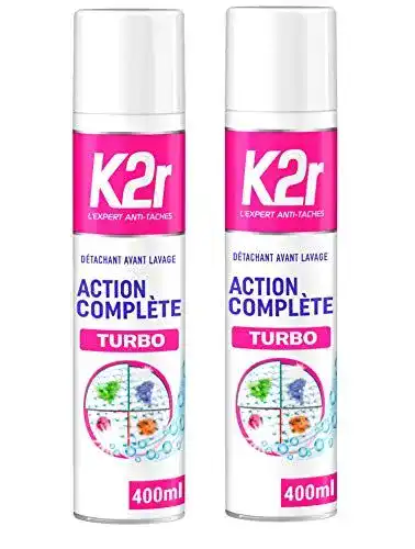 K2R Fleckenspray Fleckenentferner für Vorwäsche, 400 ml, 2 Stück