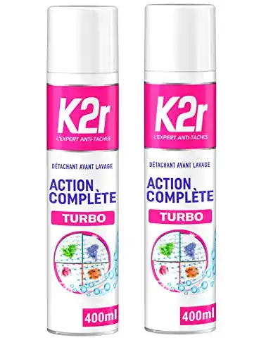 K2R Fleckenspray Fleckenentferner für Vorwäsche, 400 ml, 2 Stück