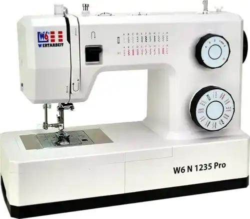 W6 Nähmaschine N 1235 Pro mit 24 Programmen und Freiarm
