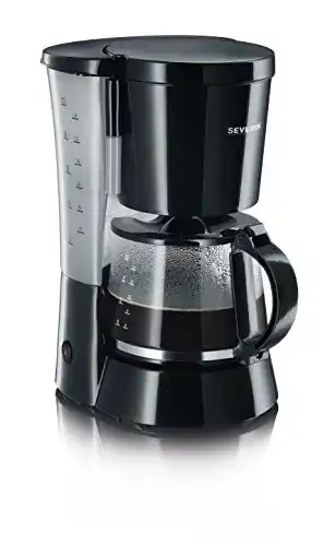 Filterkaffeemaschine Severin mit Glaskanne für 10 Tassen Kaffee