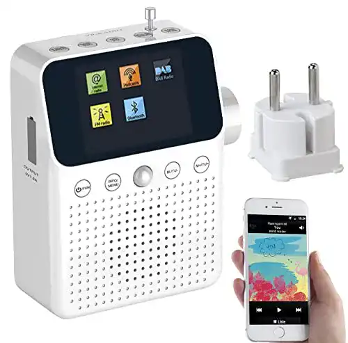 Steckdosenradio VR-Radio Badradio mit DAB+ und Bluetooth-Funktion