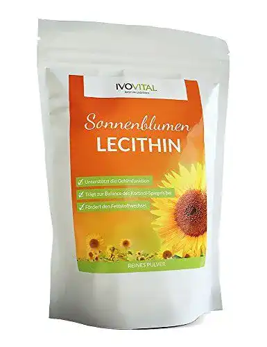 Lecithin-Pulver von Ivovital aus Sonnenblumen allergenfrei und gvo-frei
