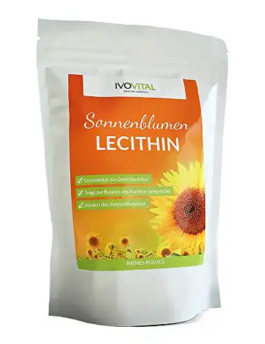 Lecithin-Pulver von Ivovital aus Sonnenblumen allergenfrei und gvo-frei
