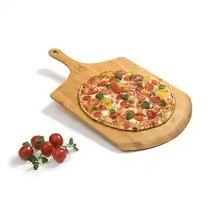 Flammkuchenbrett Hero24 Pizzaheber und Pizzaschaufel aus Bambus