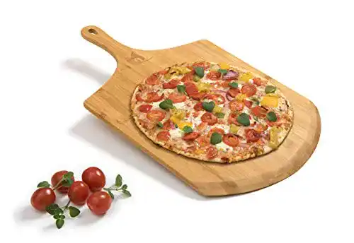 Flammkuchenbrett Hero24 Pizzaheber und Pizzaschaufel aus Bambus
