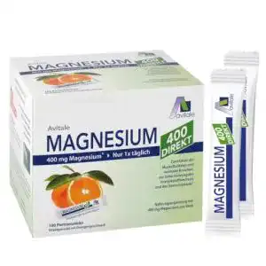 Magnesiumpulver Avitale Magnesium 400 direkt Orange Direktgranulat