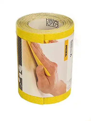 Mirka Schleifpapier-Rolle Yellow 115mm x 5m P80 für Holz und Kunststoff