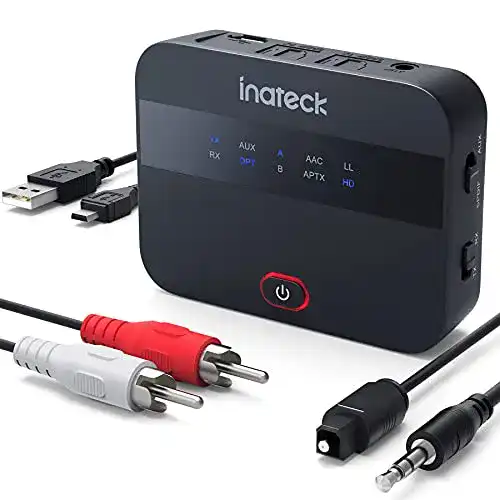 Inateck Bluetooth-Empfänger mit aptX HD und Bluetooth 5.0