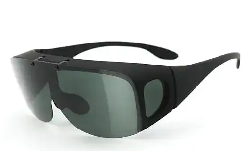 Überzieh-Sonnenbrille Skipper mit polarisierten Gläsern für Brillenträger