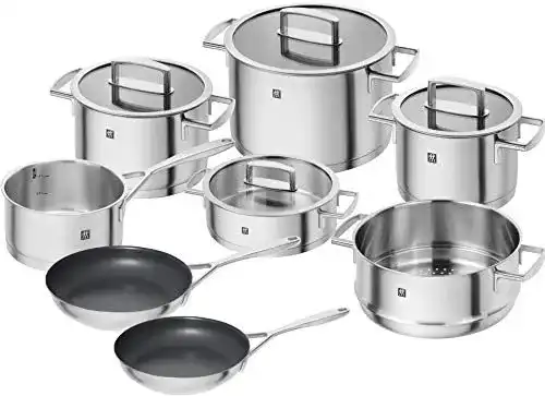 Zwilling Vitality Kochtopf-Set mit 3 Pfannen im Vergleich