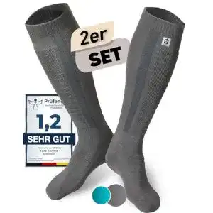 Merino Skisocken CORE GORIMO 2 Paar Skisocken aus Merinowolle