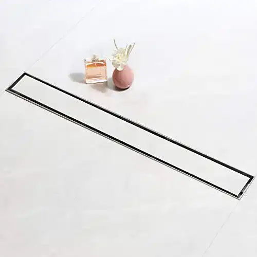 Befliesbare Duschrinne Sanitemodar 90 cm mit Siphon und Haarfilter