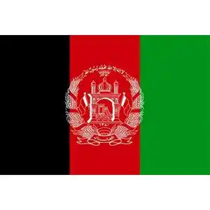 Afghanistan Flagge 90 x 150 cm aus 100 % Polyester mit Ösen