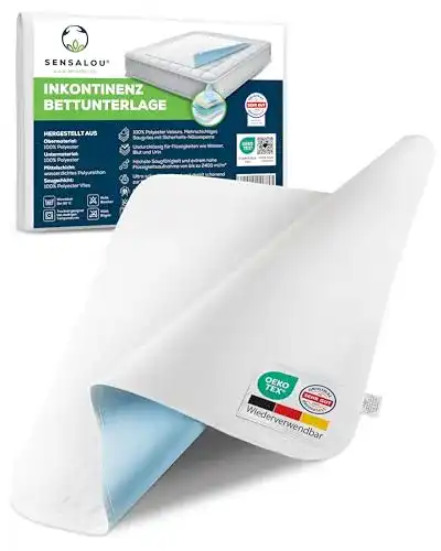 Moltonauflage Sensalou Inkontinenzauflage 75×90 wasserdicht