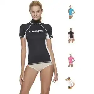 UV-Shirt für Damen von Cressi – Kurzarm Rash Guard mit UPF 50+