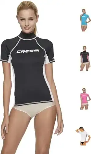 UV-Shirt für Damen von Cressi – Kurzarm Rash Guard mit UPF 50+