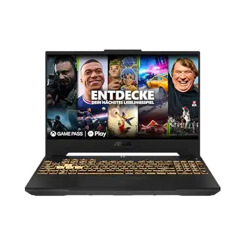 15 Zoll ASUS TUF Gaming F15 Laptop mit Intel Core i7 und RTX 4050