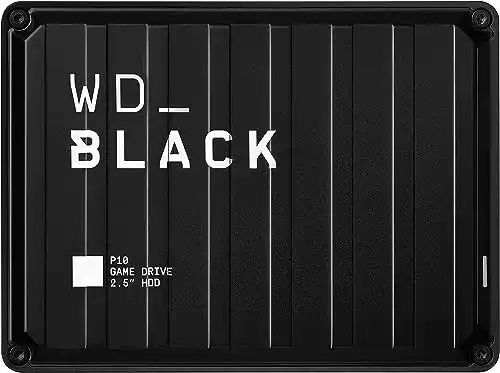 Externe Festplatte 5 TB WD_BLACK P10 Game Drive für PC und Konsole