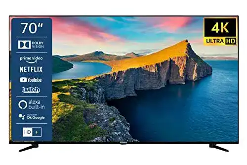 Telefunken QU70L800 70 Zoll QLED Fernseher mit Smart TV Funktionen