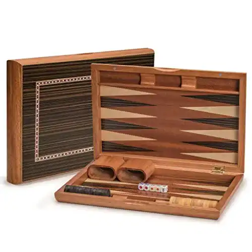 Backgammon Holz Set von Yellow Mountain Imports
