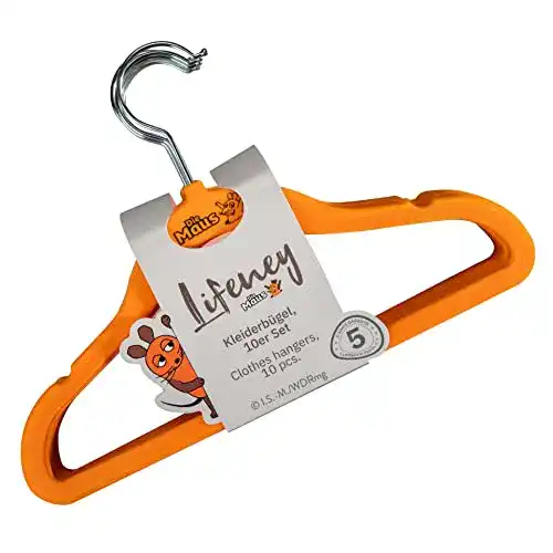 Kleiderbügel LIFENEY Die Maus 10er Set für Kinderkleidung