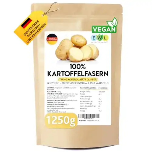 Kartoffelflocken Ewl Naturprodukte Kartoffelfasern 1250g