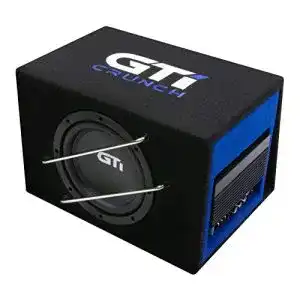 Crunch GTI 800A aktiver Subwoofer mit 20cm Bassreflexgehäuse