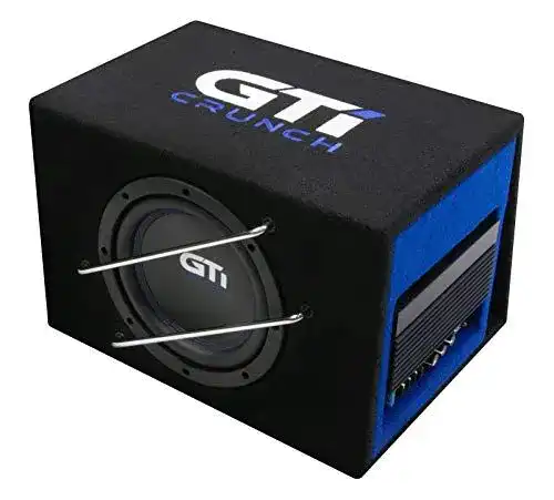 Crunch GTI 800A aktiver Subwoofer mit 20cm Bassreflexgehäuse